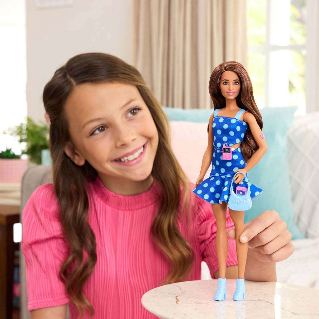 Barbie-Poupée Barbie Fashionistas Atteinte D’Un Diabète De Type 1
