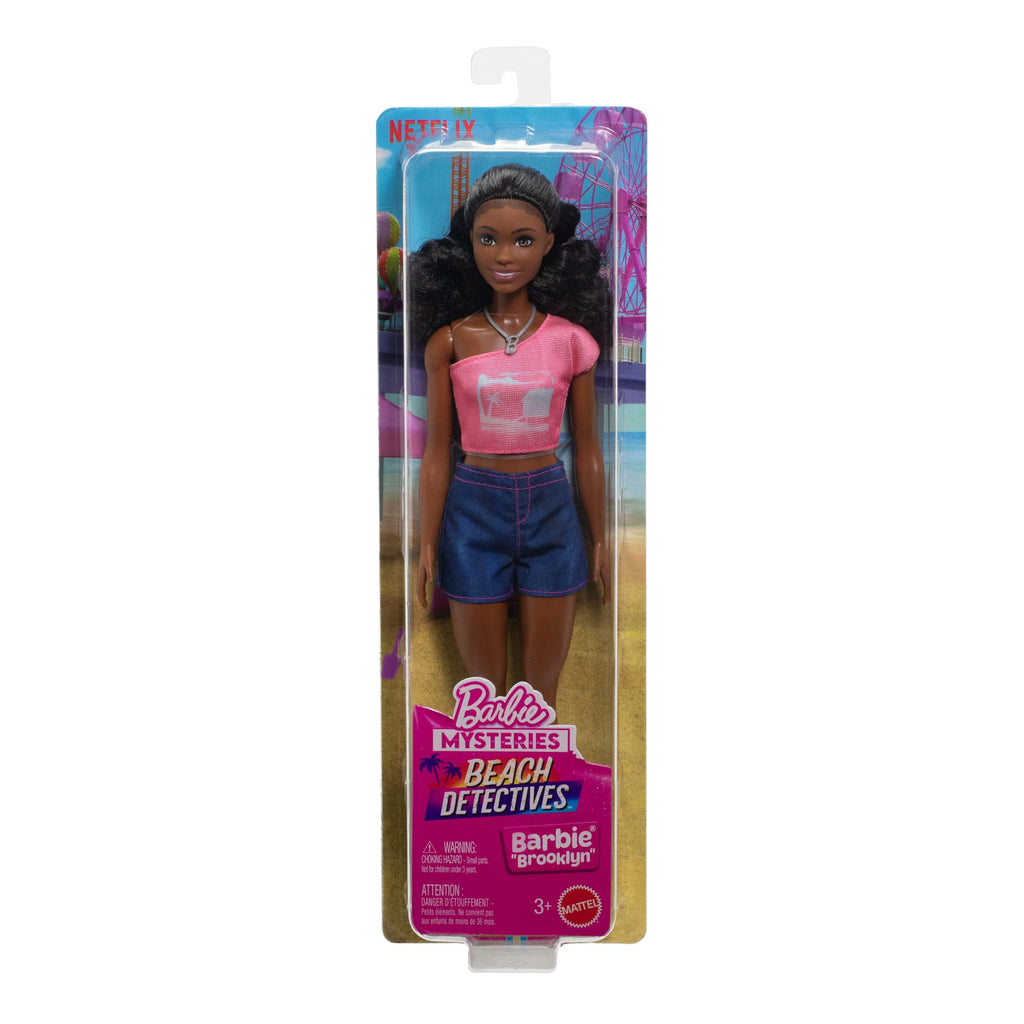 Barbie Plażowi Detektywi Barbie Brooklyn Lalka podstawowa Zabawka filmowa 3+