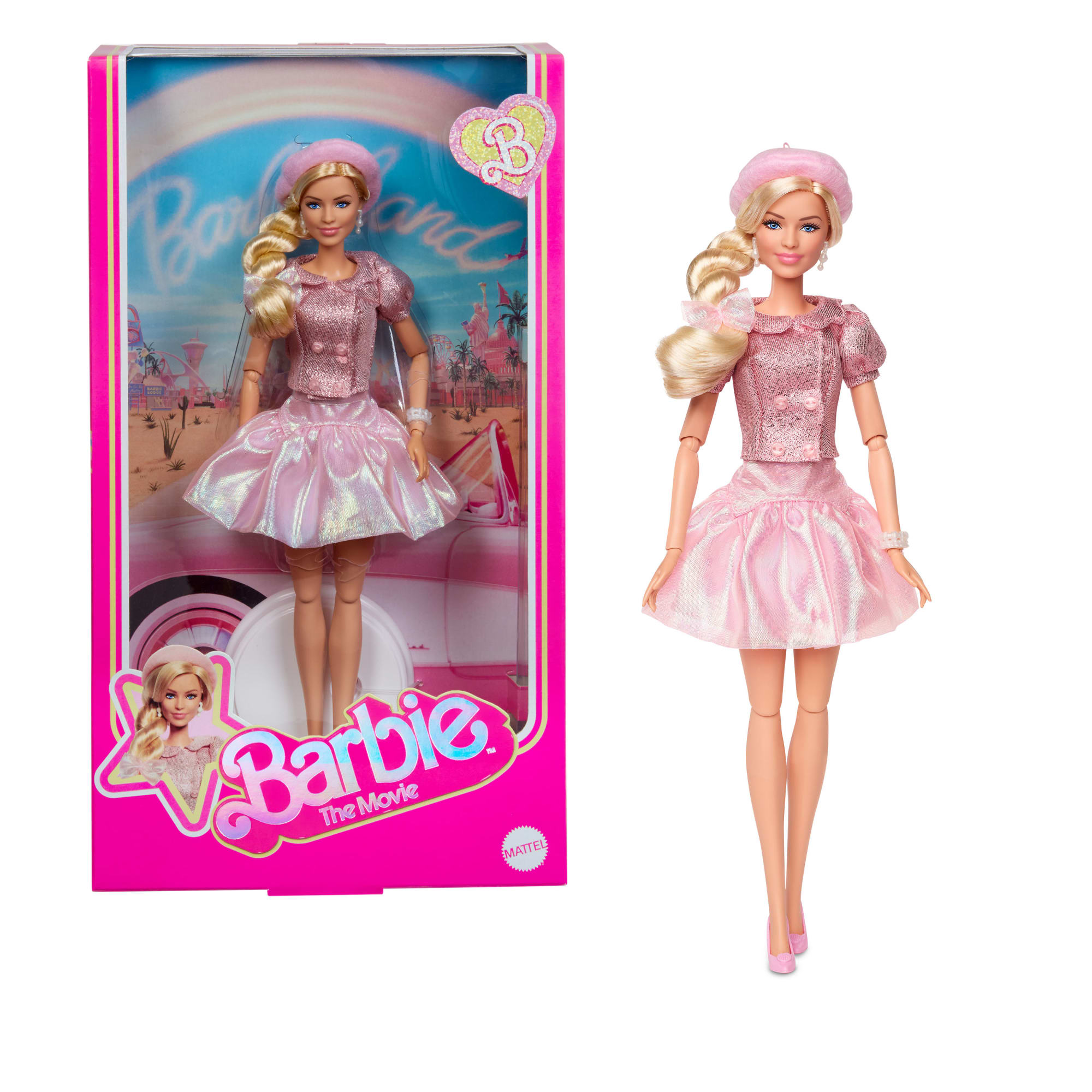 Barbie-Barbie Le Film-Poupée Barbie En Tenue Rose, À Collectionner