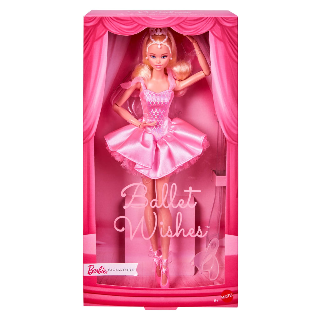 Barbie Signature Ballet Wishes, Bambola Collectible Fashion in Tutù Rosa Satinato