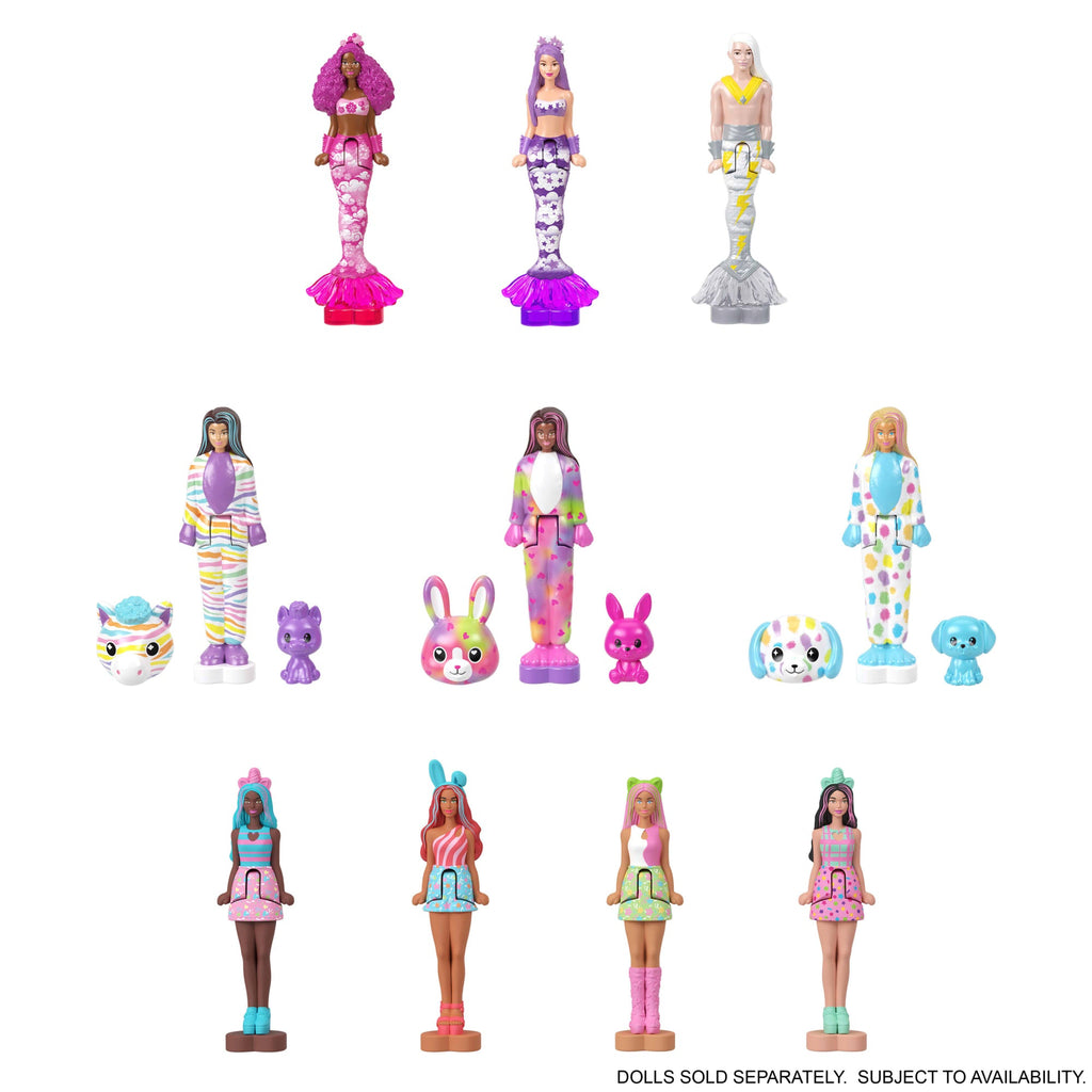 Barbie-Coffret Poupée Sirène Et Accessoires Mini-Barbieland