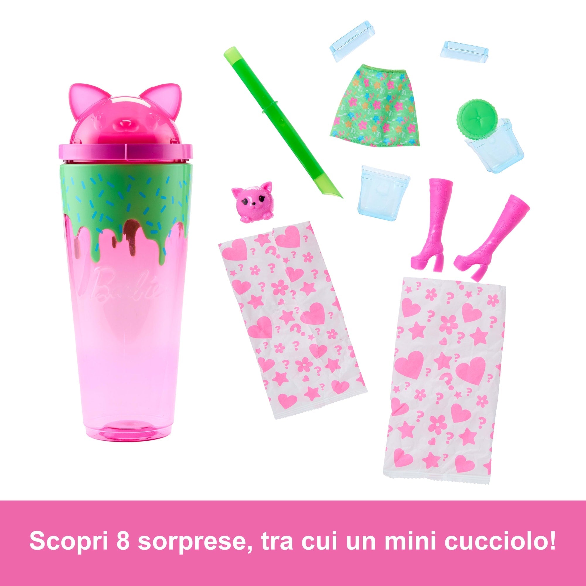 Barbie Pop Reveal Serie Frullati, Bambola Coniglietto Profumata, Set Bambola E Accessori