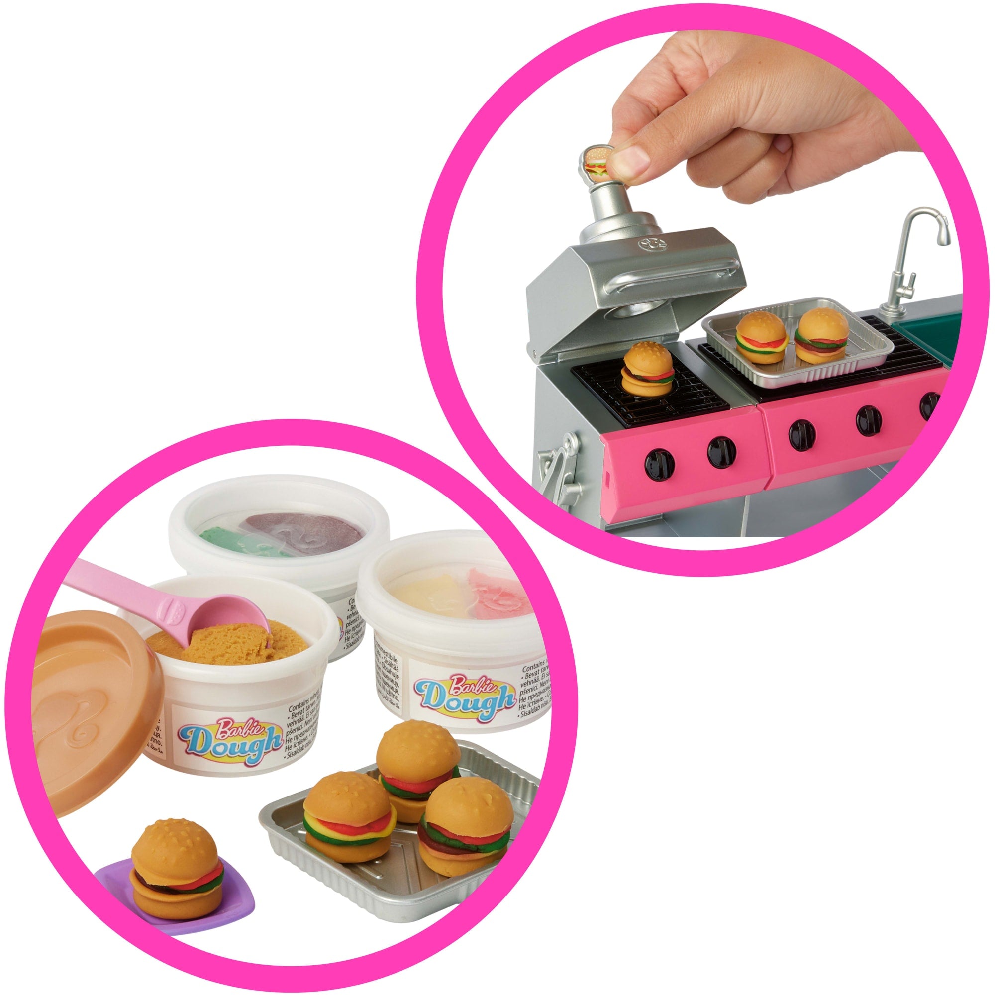 Σετ Παιχνιδιού Barbie Τροχόσπιτο Με Σκηνή Οροφής, Ψησταριά Με Λειτουργία Αλλαγής Χρώματος Και Πάνω Από 60 Αξεσουάρ