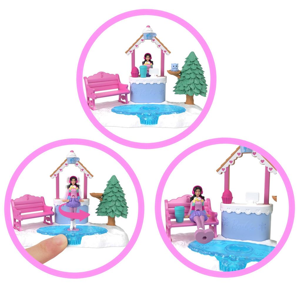 Barbie Mini BarbieLand Lodowisko Zestaw i mini lalka Zabawka 4+