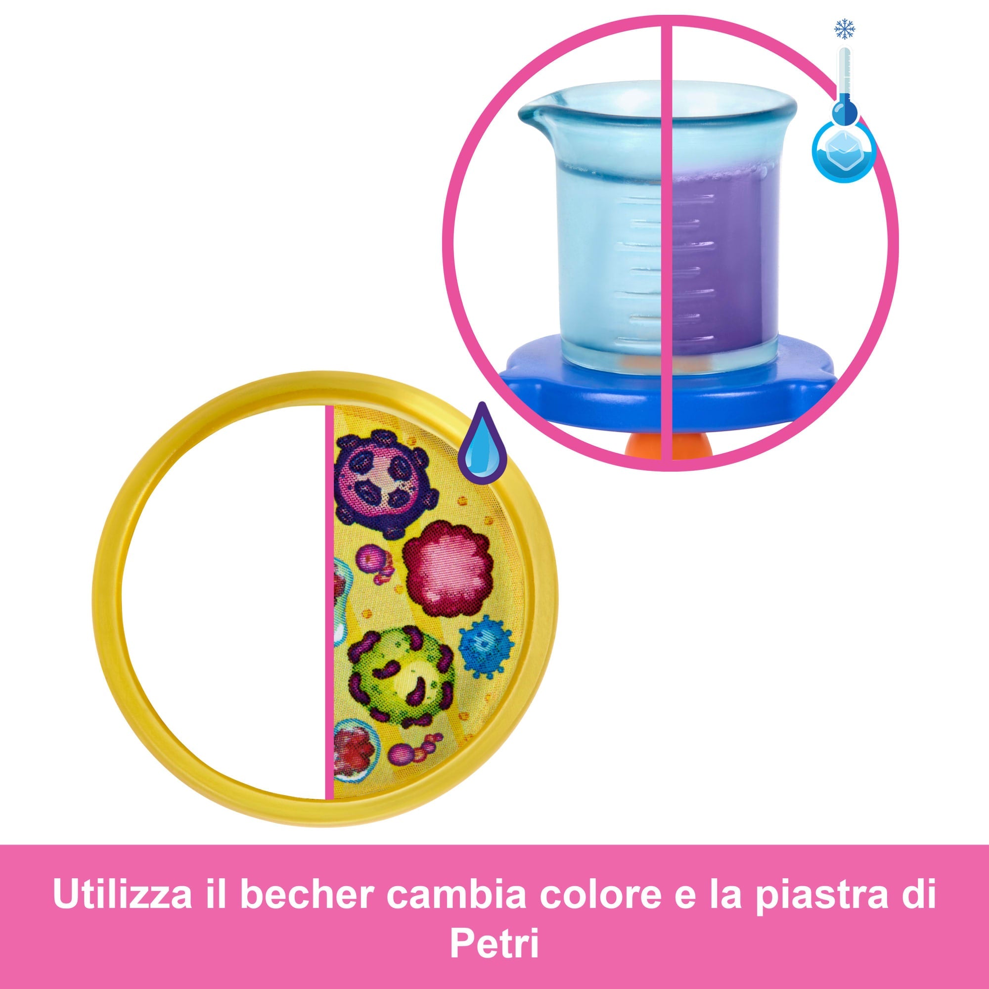 Barbie Scienziata Bambola Bionda E Accessori Come Tavolo Da Laboratorio E Accessori Cambia Colore