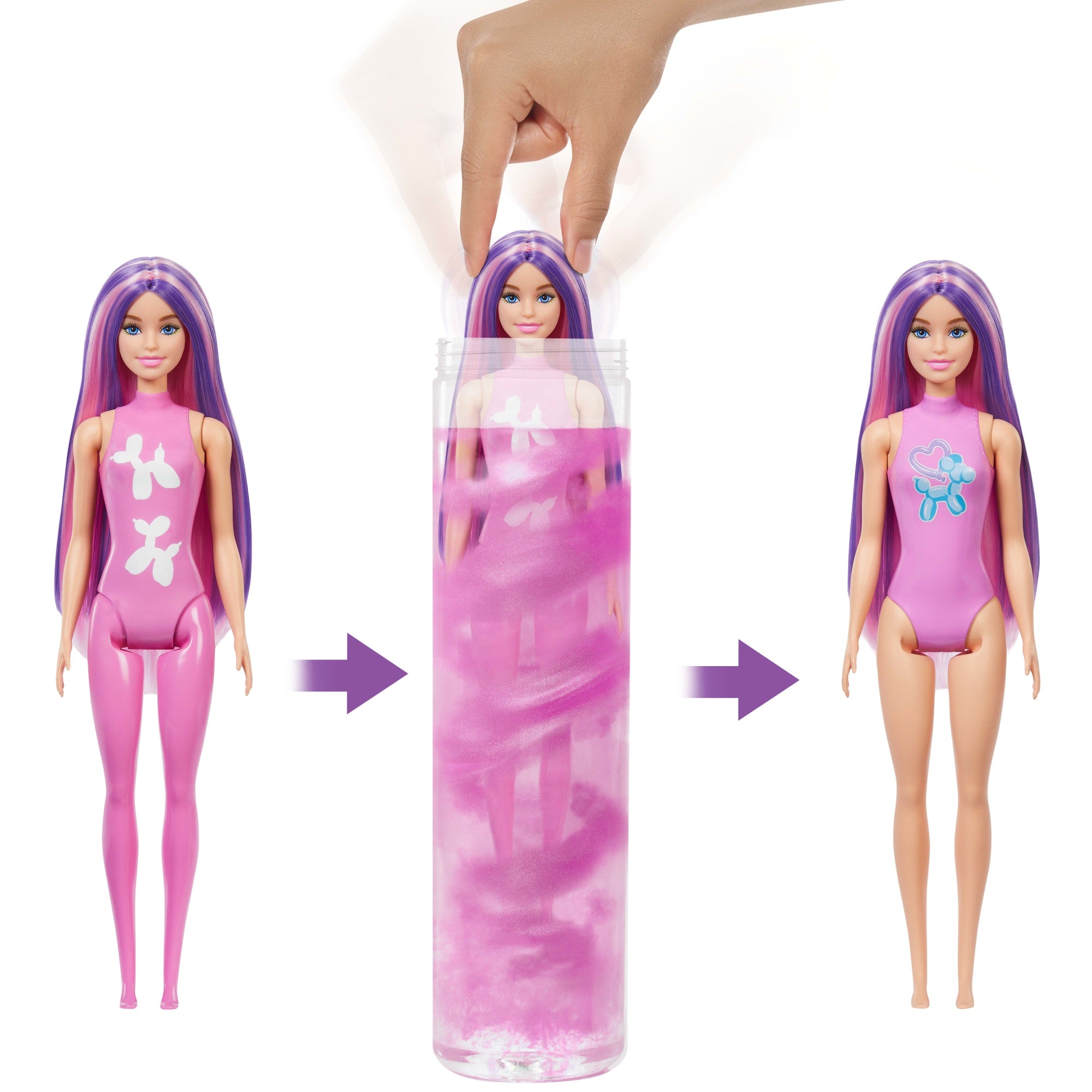 Barbie-Assortiment De Poupées Color Reveal-Série Animaux En Ballon