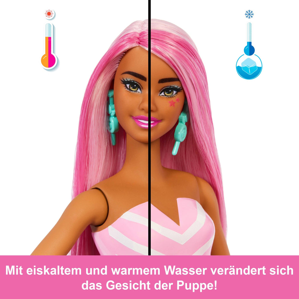 Barbie Pop Reveal Treat-Serie Set Aus Puppe Und Zubehör, Sweet Swirl Modepuppe Mit Haustier