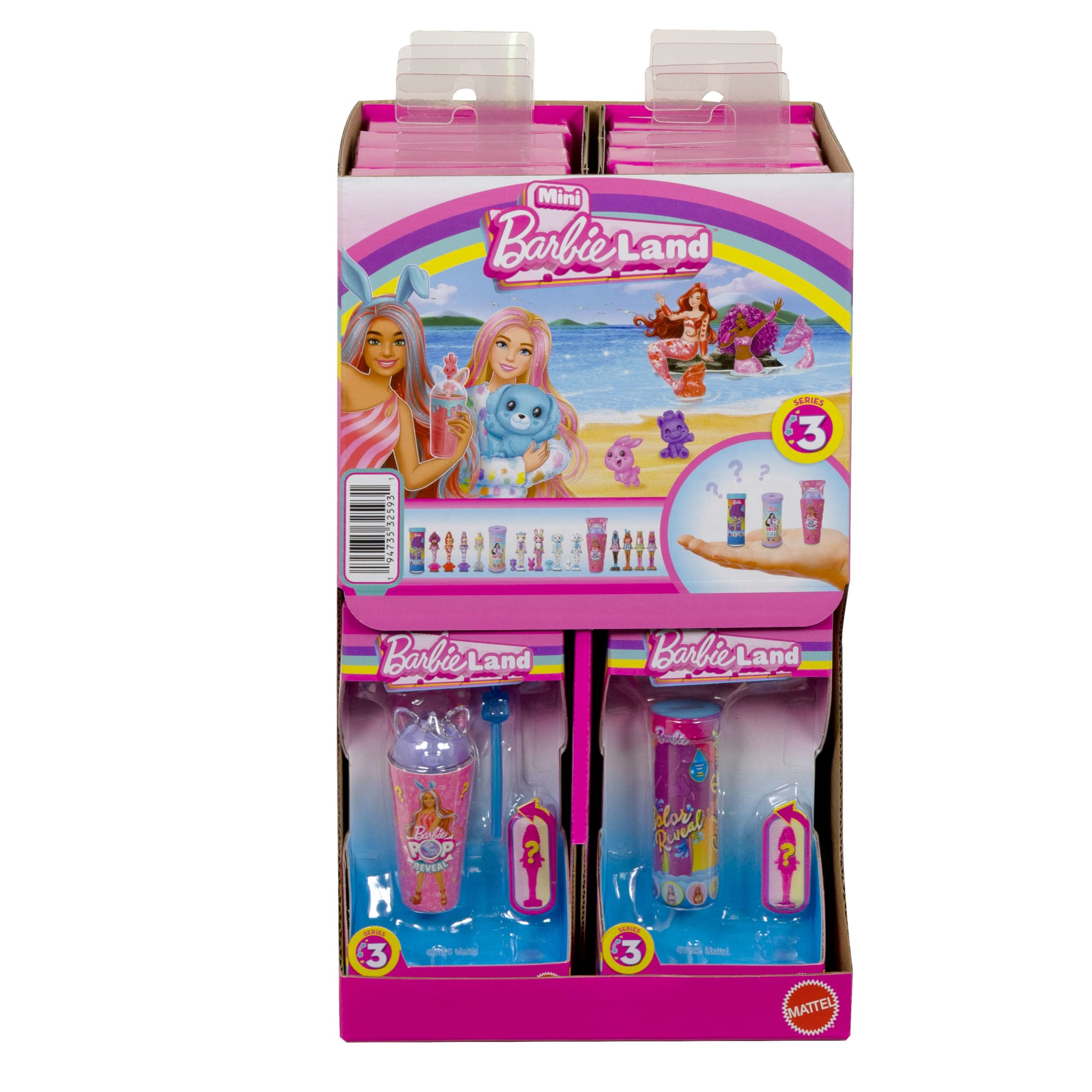 Barbie-Coffret Poupée Sirène Et Accessoires Mini-Barbieland