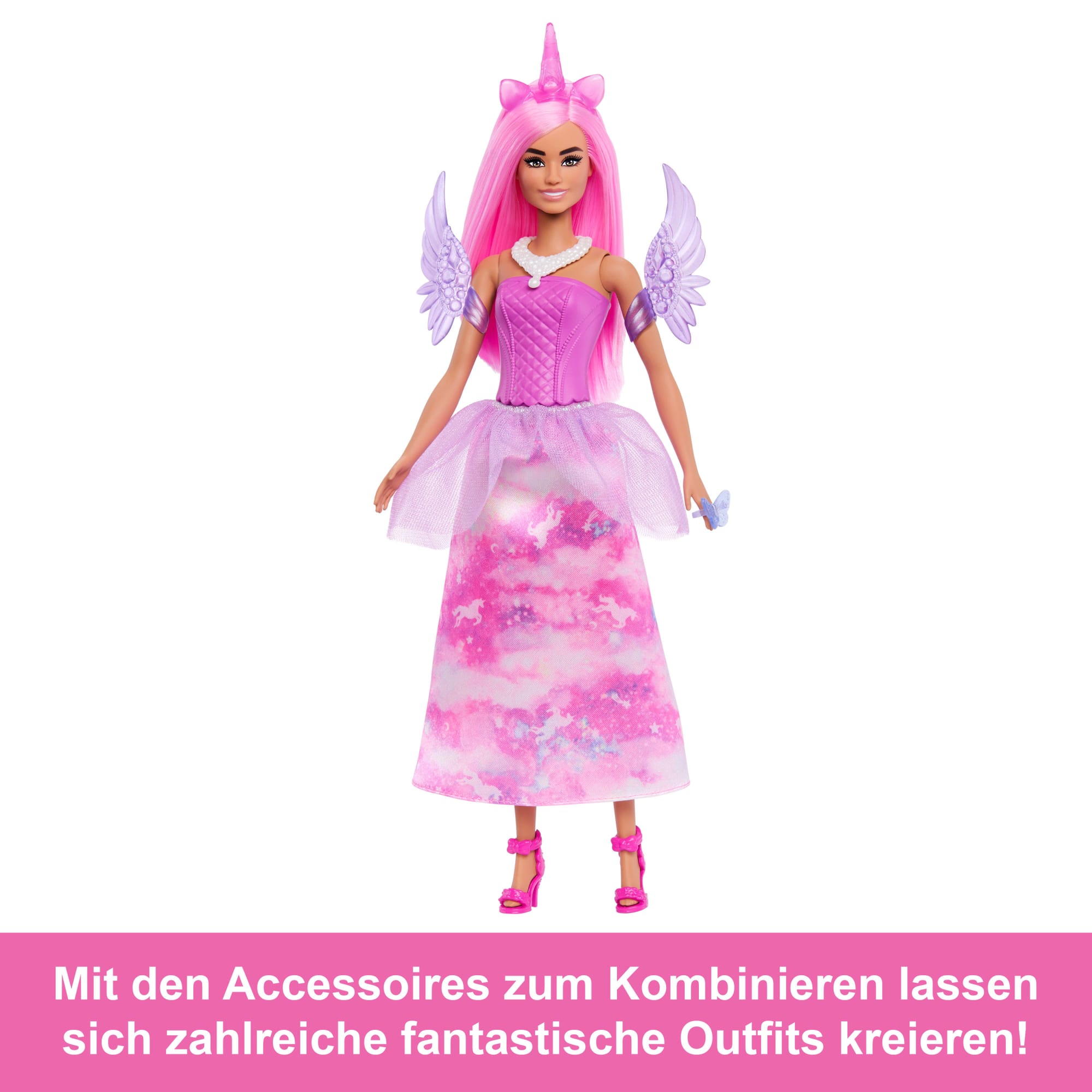 Barbie-Adventskalender Mit Modepuppe Und 24 Überraschungs-Accessoires Mit Einhorn Und Tieren
