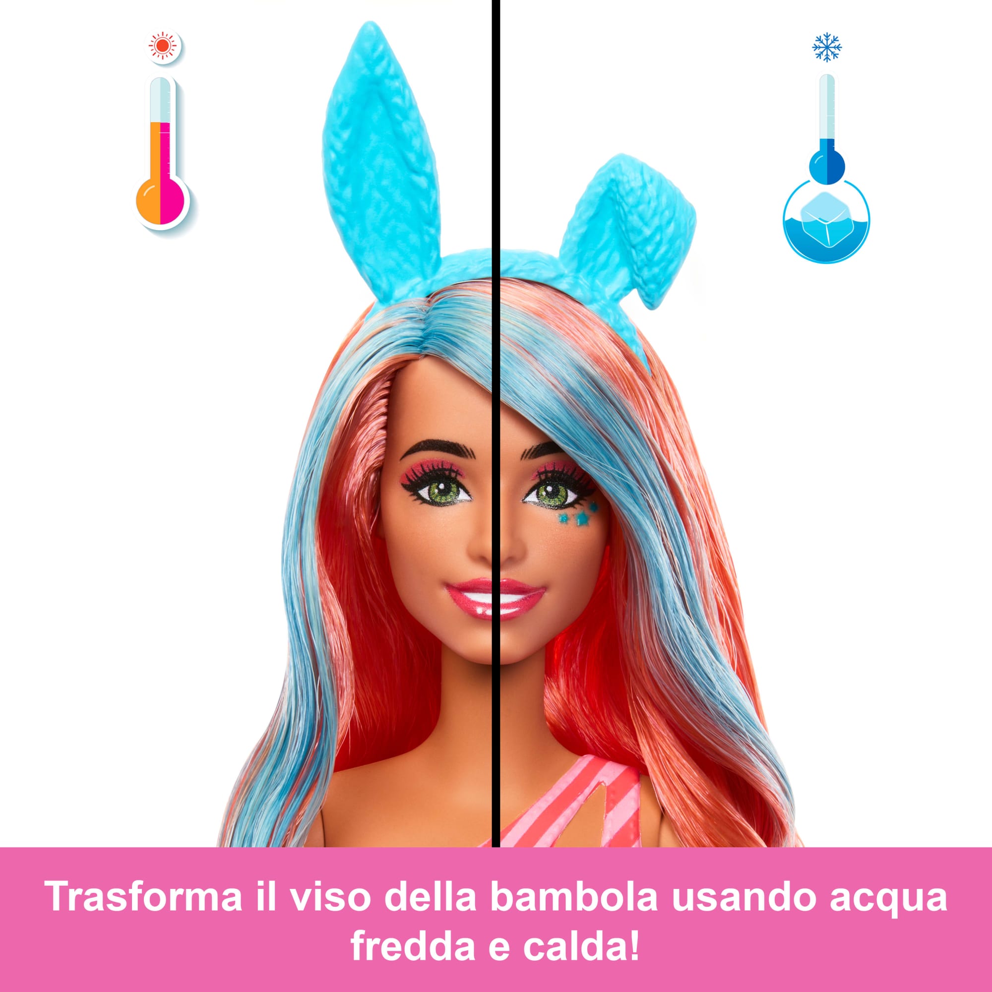 Barbie Pop Reveal Serie Frullati, Bambola Gattino Profumata, Set Bambola E Accessori