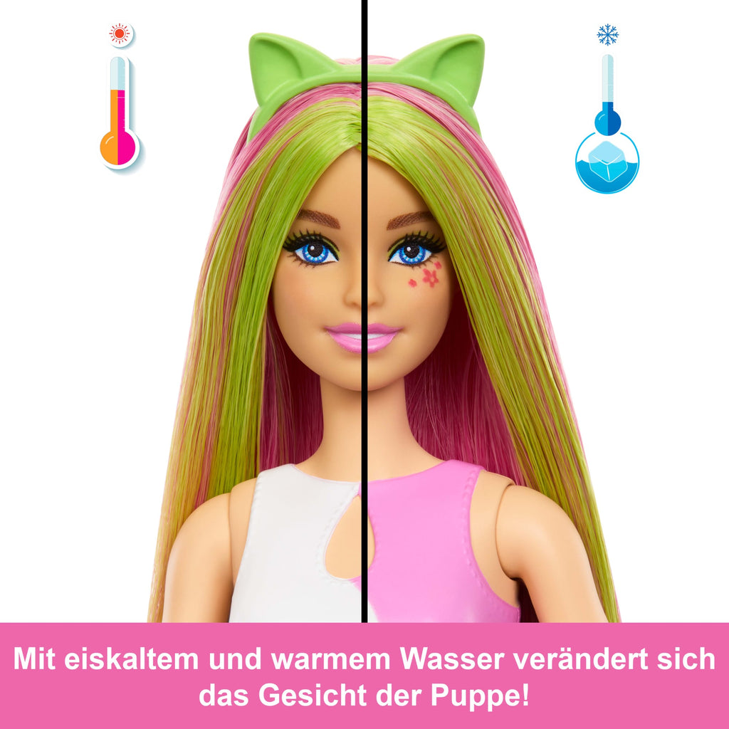Barbie Pop Reveal Shakes-Serie, Set Aus Puppe & Accessoires, Duftende Helle Häschen-Modepuppe