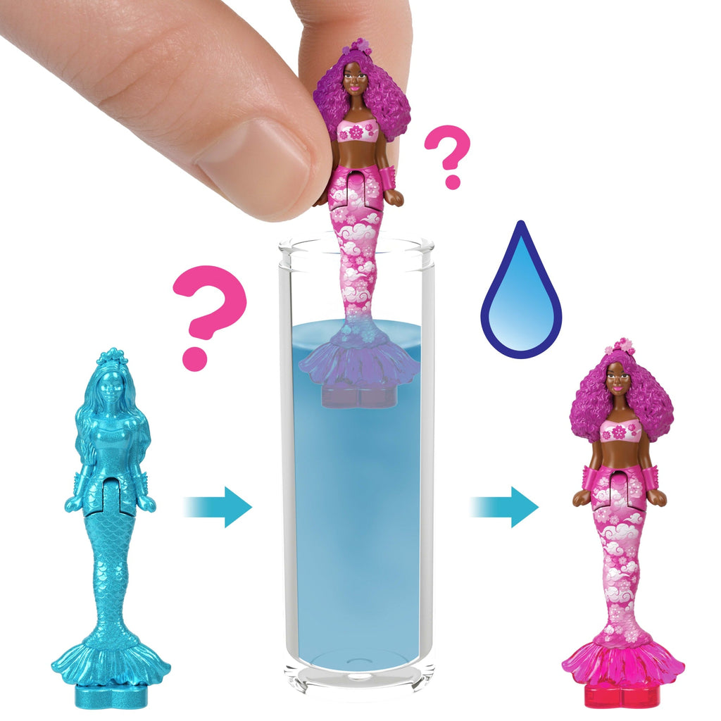 Barbie-Coffret Poupée Sirène Et Accessoires Mini-Barbieland