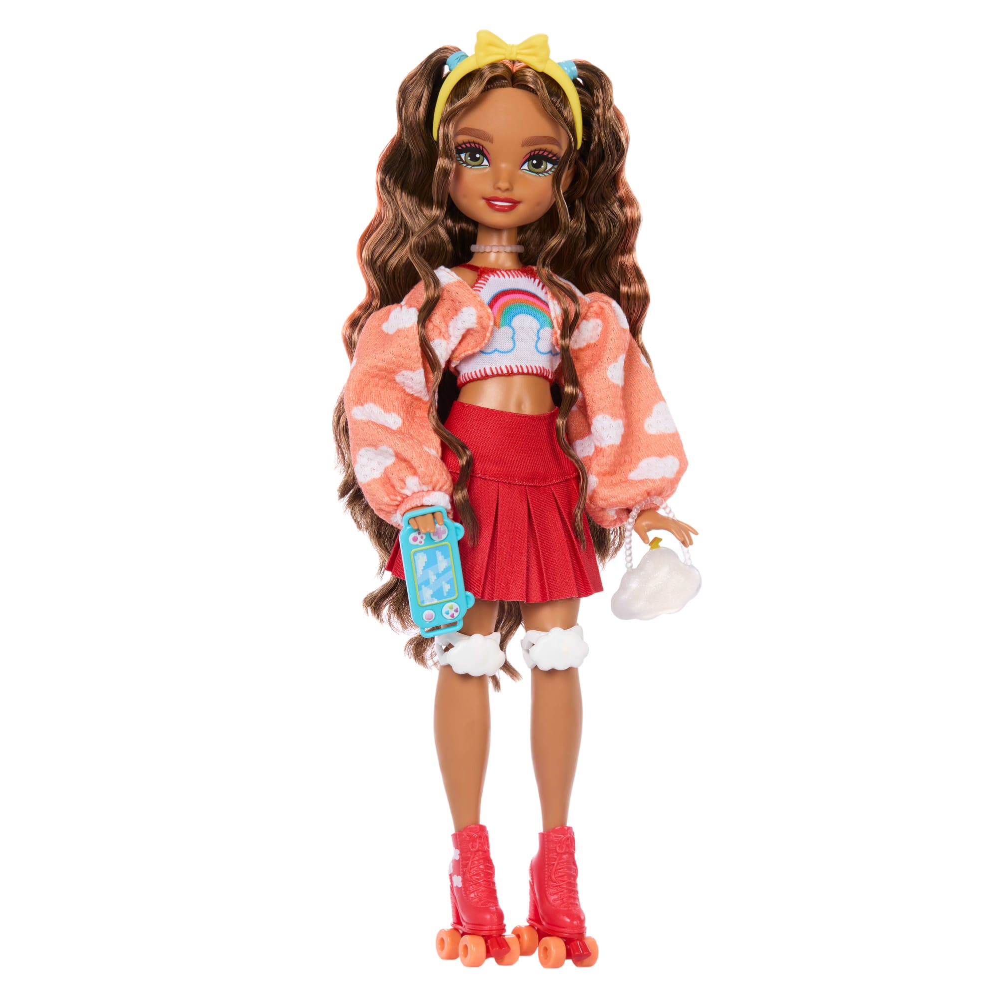 Muñeca Patinadora De Moda Barbie Dream Besties Teresa Con 9 Accesorios Temáticos De Videojuegos