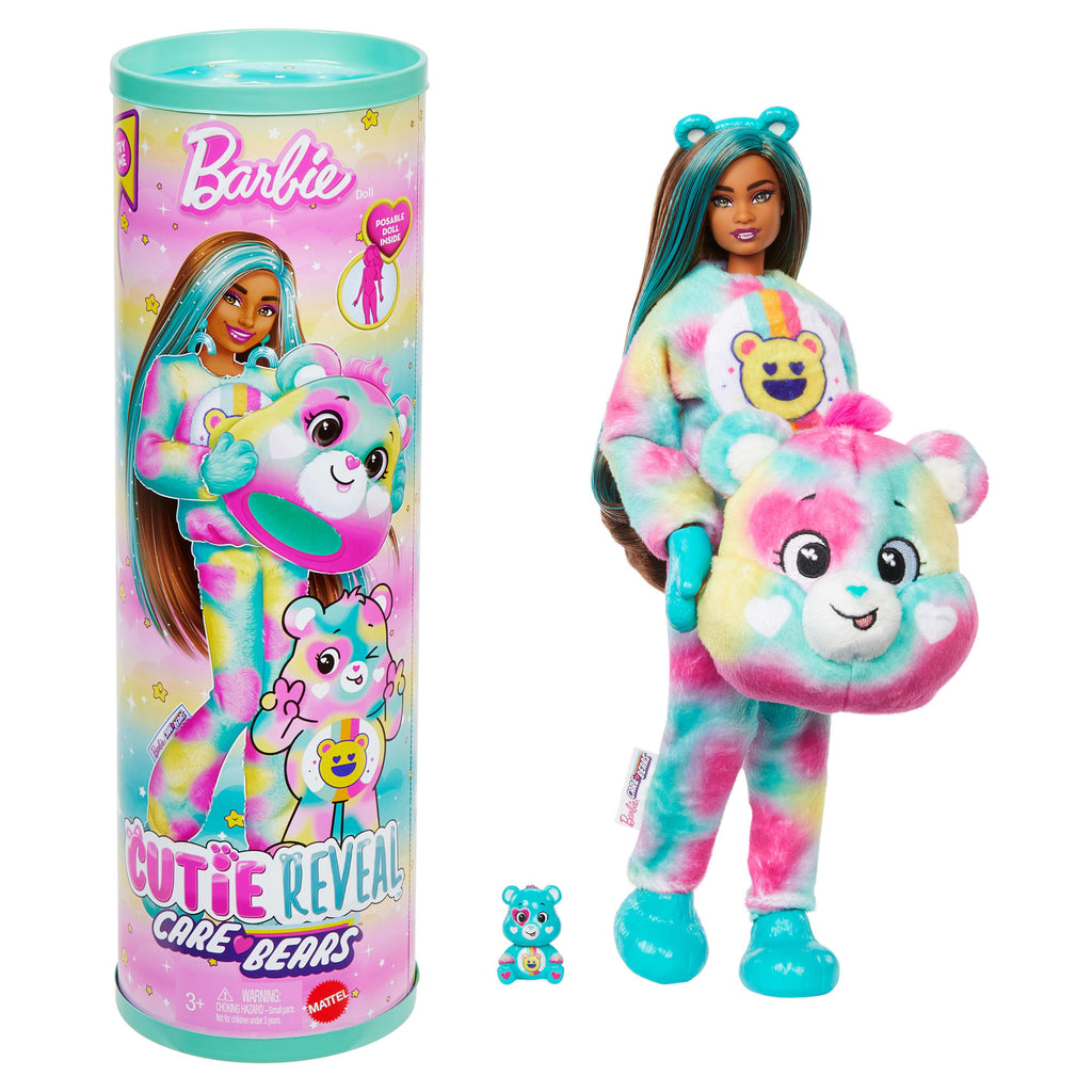 Barbie-Poupée Barbie Cutie Reveal Bisounours-Avec 10 Surprises