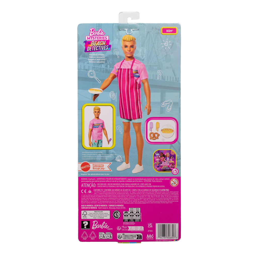 Barbie-Les Mystères De Barbie : Détectives De Plage-Poupée Ken