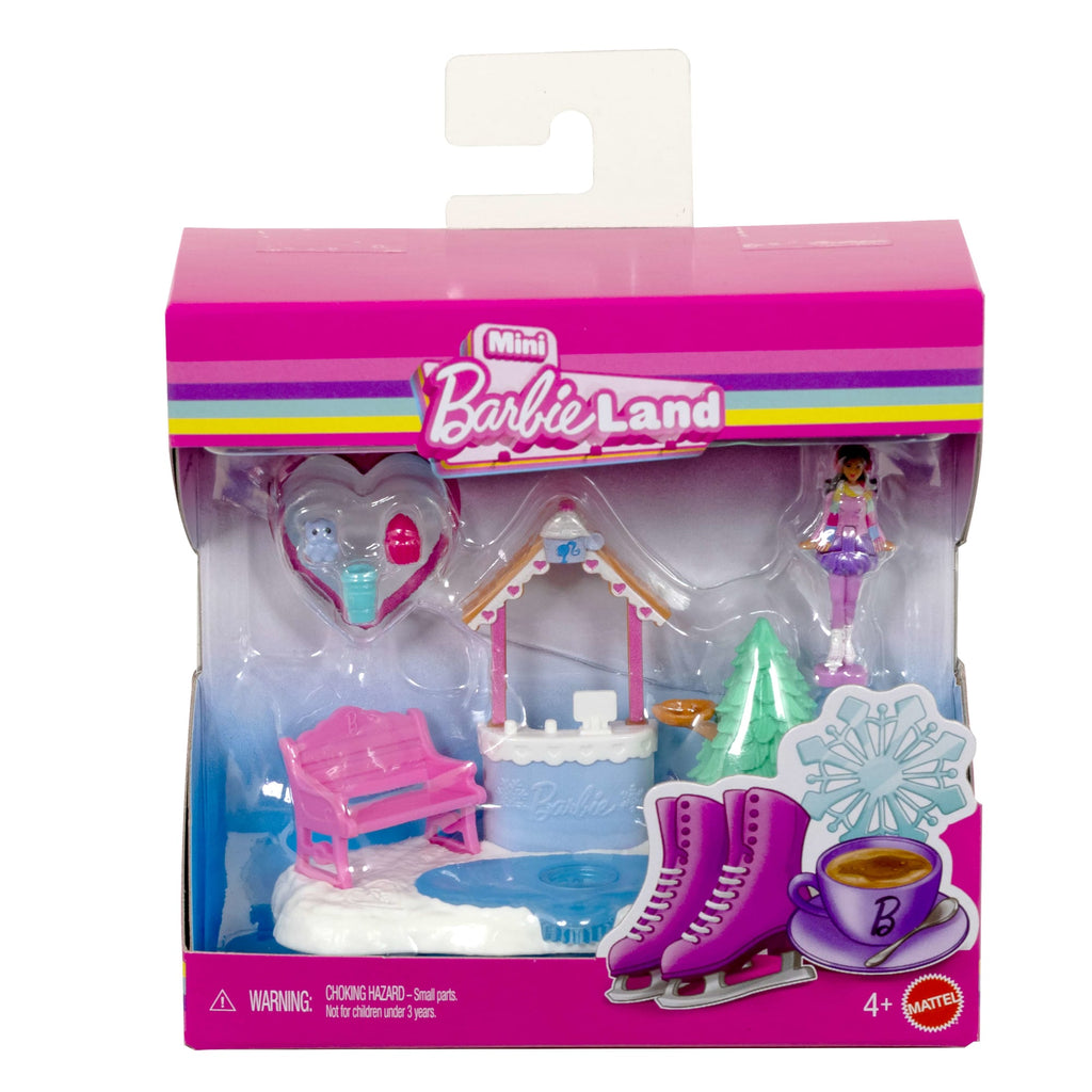 Barbie Mini BarbieLand Lodowisko Zestaw i mini lalka Zabawka 4+