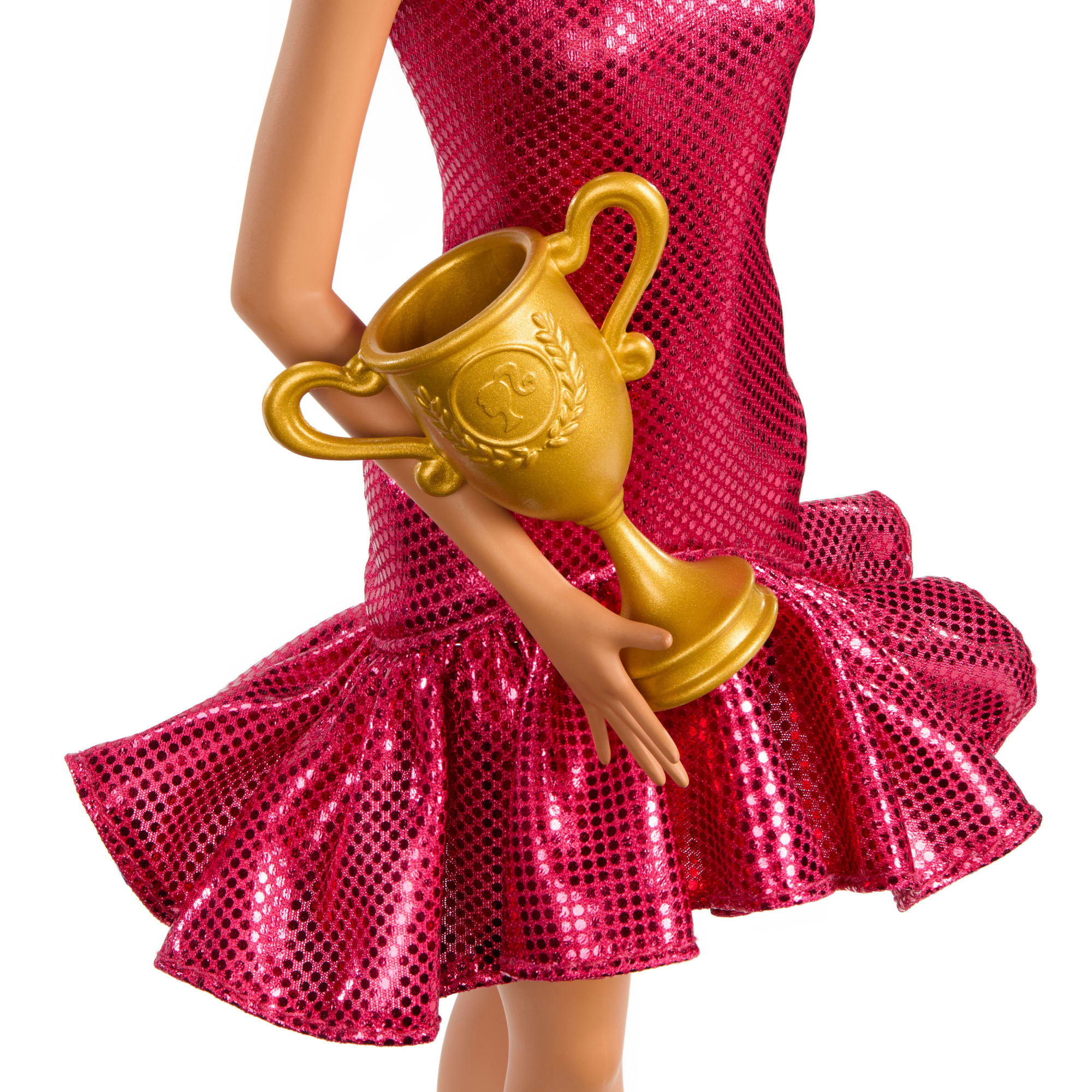 Barbie-Poupée Danseuse De Salon Et Accessoires-Brune, Avec Trophée