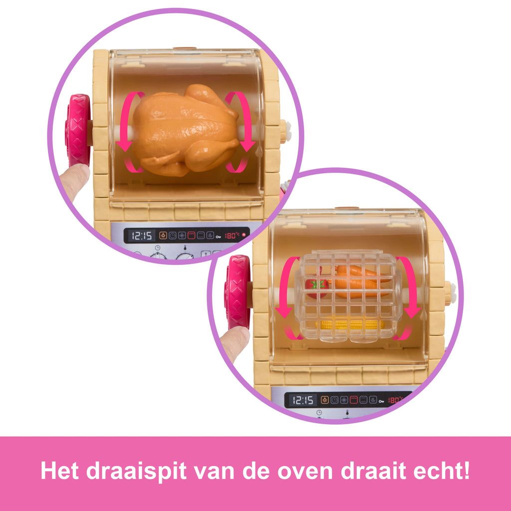 Barbie En Teresa Recept Voor Vriendschap Teresa Pop En Keuken Speelset Met Meer Dan 20 Accessoires