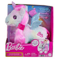 Juguete De Peluche Alicornio Camina Conmigo De Barbie Con Luces Y Sonido, Conjunto De Animal De Peluche Con Accesorios