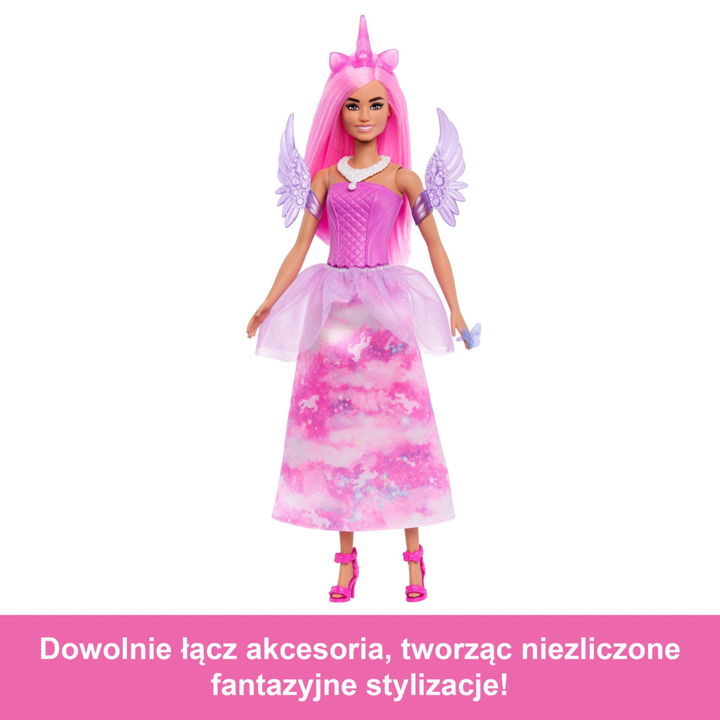 Barbie Świat Fantazji Kalendarz adwentowy Zestaw Lalka + akcesoria Zabawka 3+