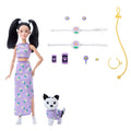 Barbie Jednakowa stylizacja Lalka i piesek – Kwiatki Zestaw lalka, figurka i akcesoria Zabawka 3+