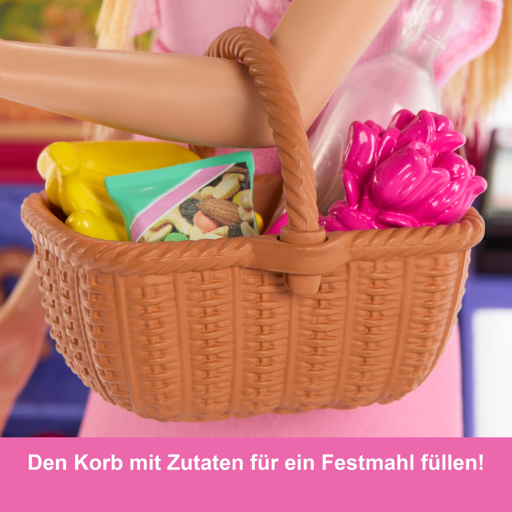 Barbie Und Teresa Rezept Für Freundschaft Malibu Auf Dem Markt Puppen- Und Spielset Mit 11 Zubehörteilen