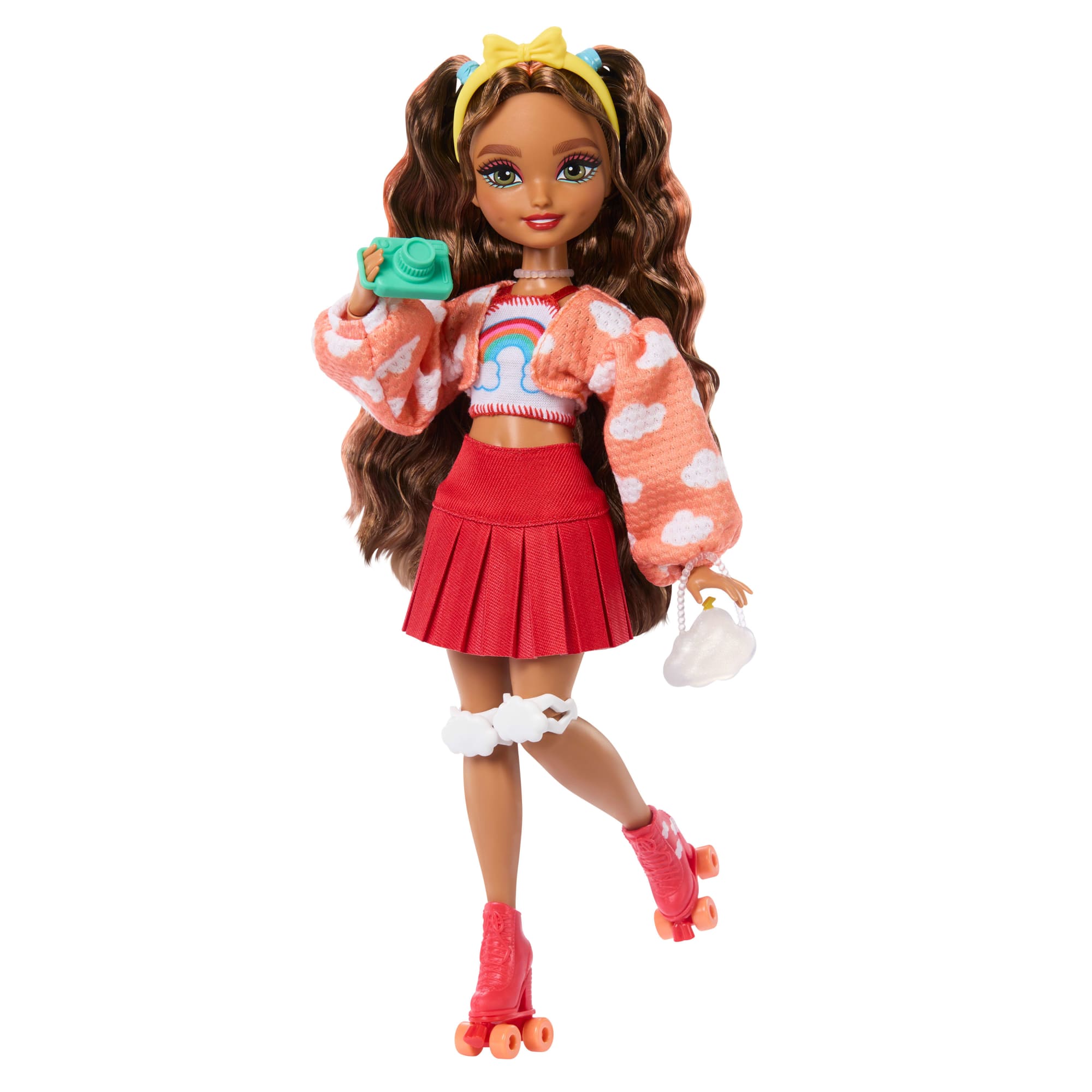 Muñeca Patinadora De Moda Barbie Dream Besties Teresa Con 9 Accesorios Temáticos De Videojuegos