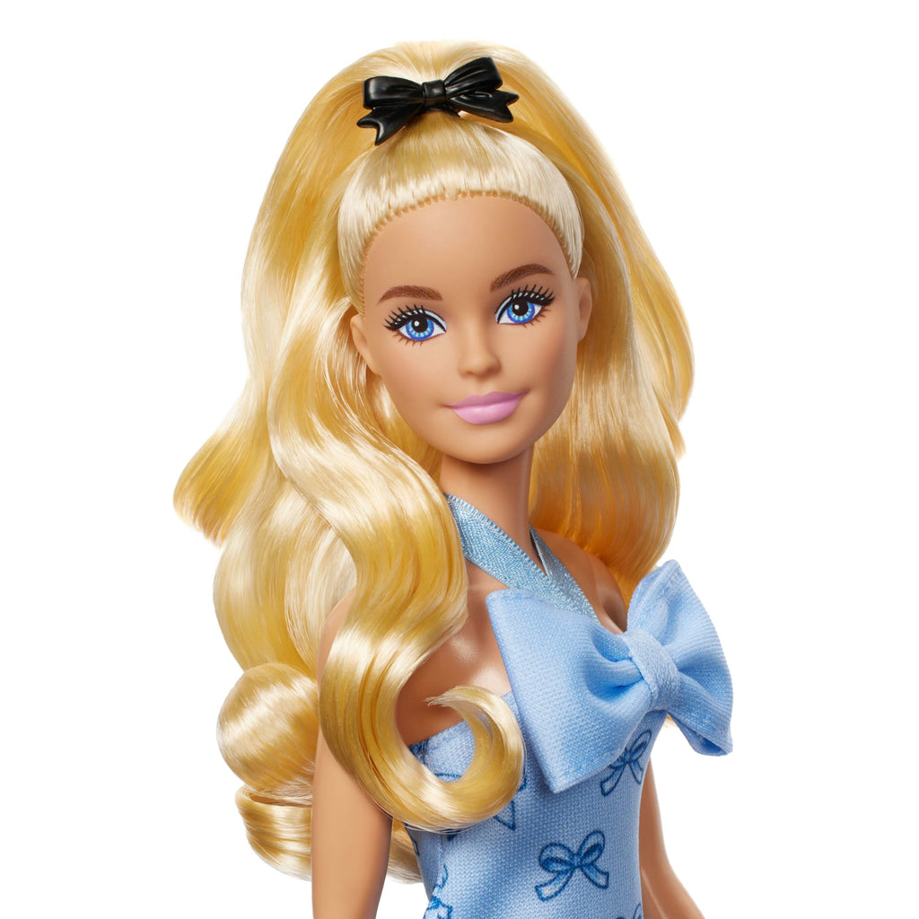 Barbie-Poupée Barbie Fashionistas Robe DOS Nu Bleu Layette-Avec Nœud