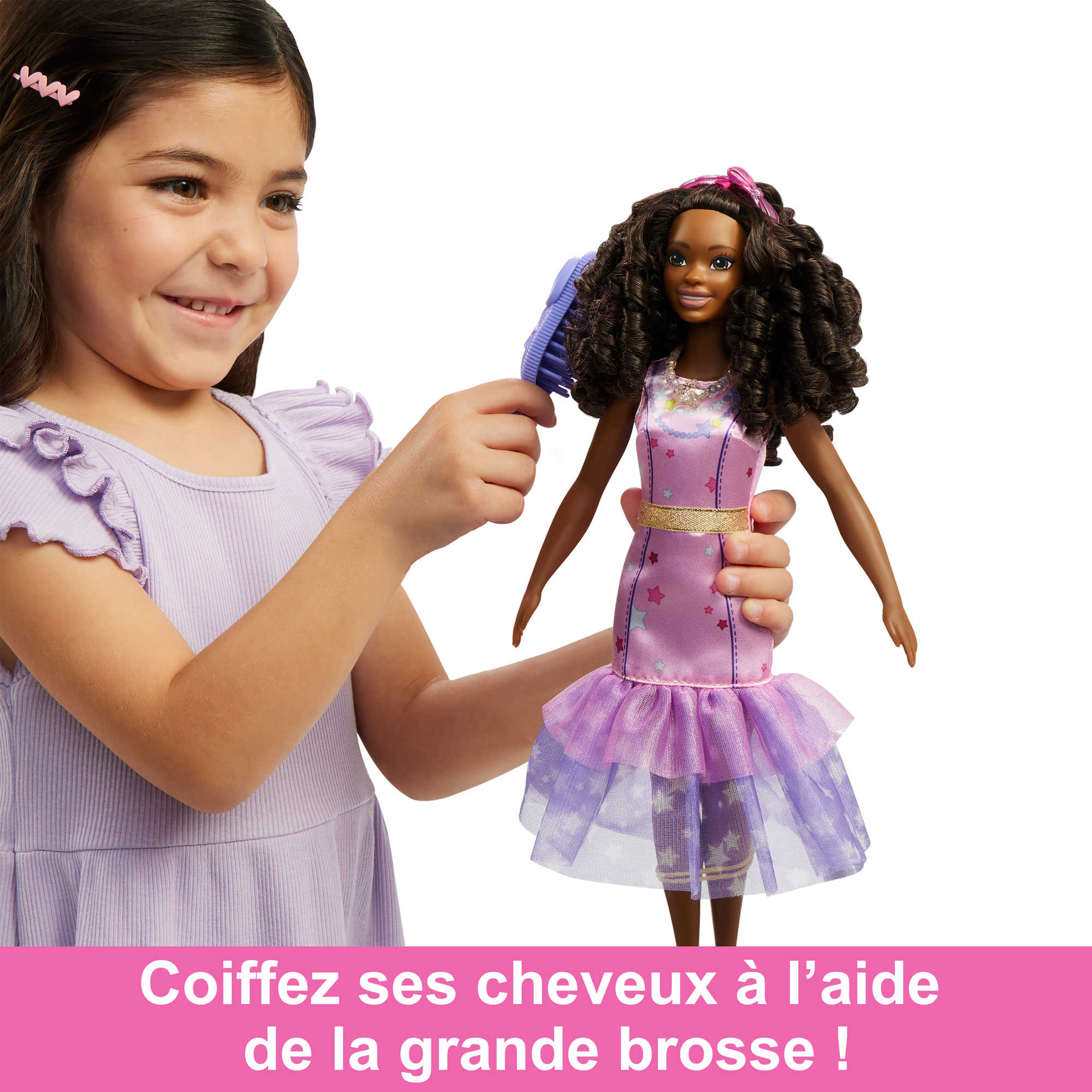 Barbie - Ma Première Barbie - Poupée Brune - Poupée Mannequin - 3 Ans Et +
