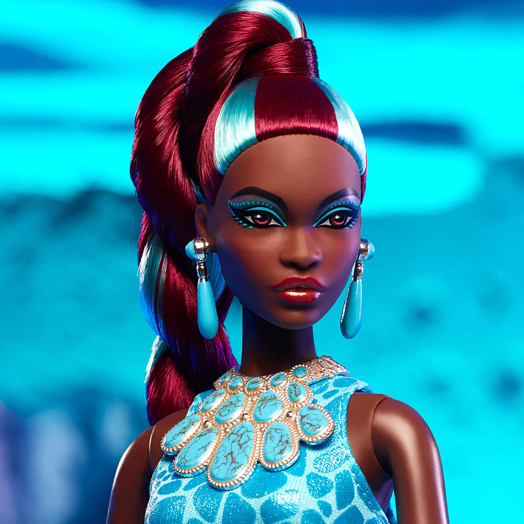 Poupée Barbie Collection Pierres Précieuses Turquoise