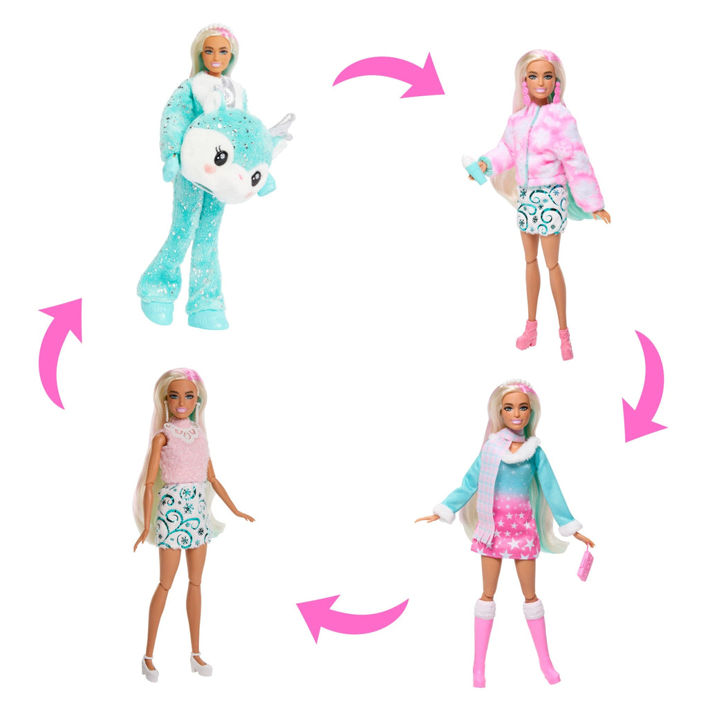Barbie-Calendrier De L’Avent Cutie Reveal-1 Poupée Et 24 Surprises