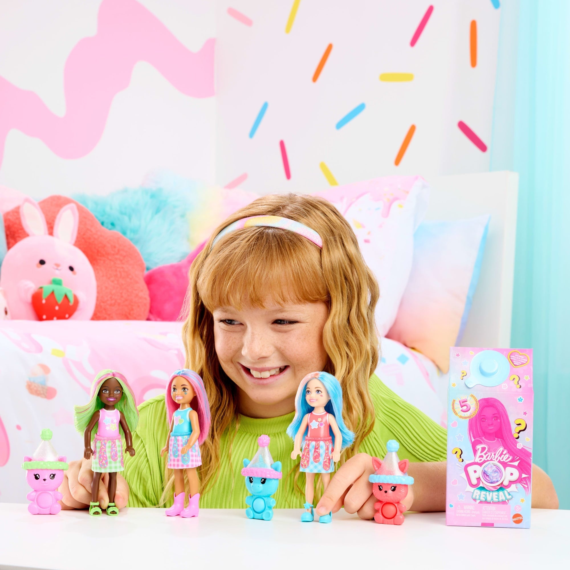Barbie Chelsea Pop Reveal Milkshake-Reeks Pop Met Geur En Kleurverandering (Stijlen Kunnen Variëren)