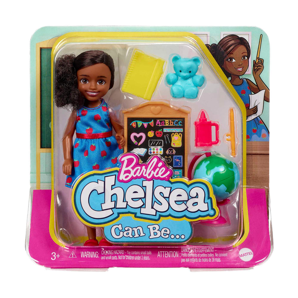 Barbie Toys, Chelsea Doll and Accessories, Can Be Career-Themed Small Dolls