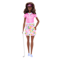 Barbie Golfer Fashion Doll in Golf Uniform, Includes Visor & Golf Club Accessories