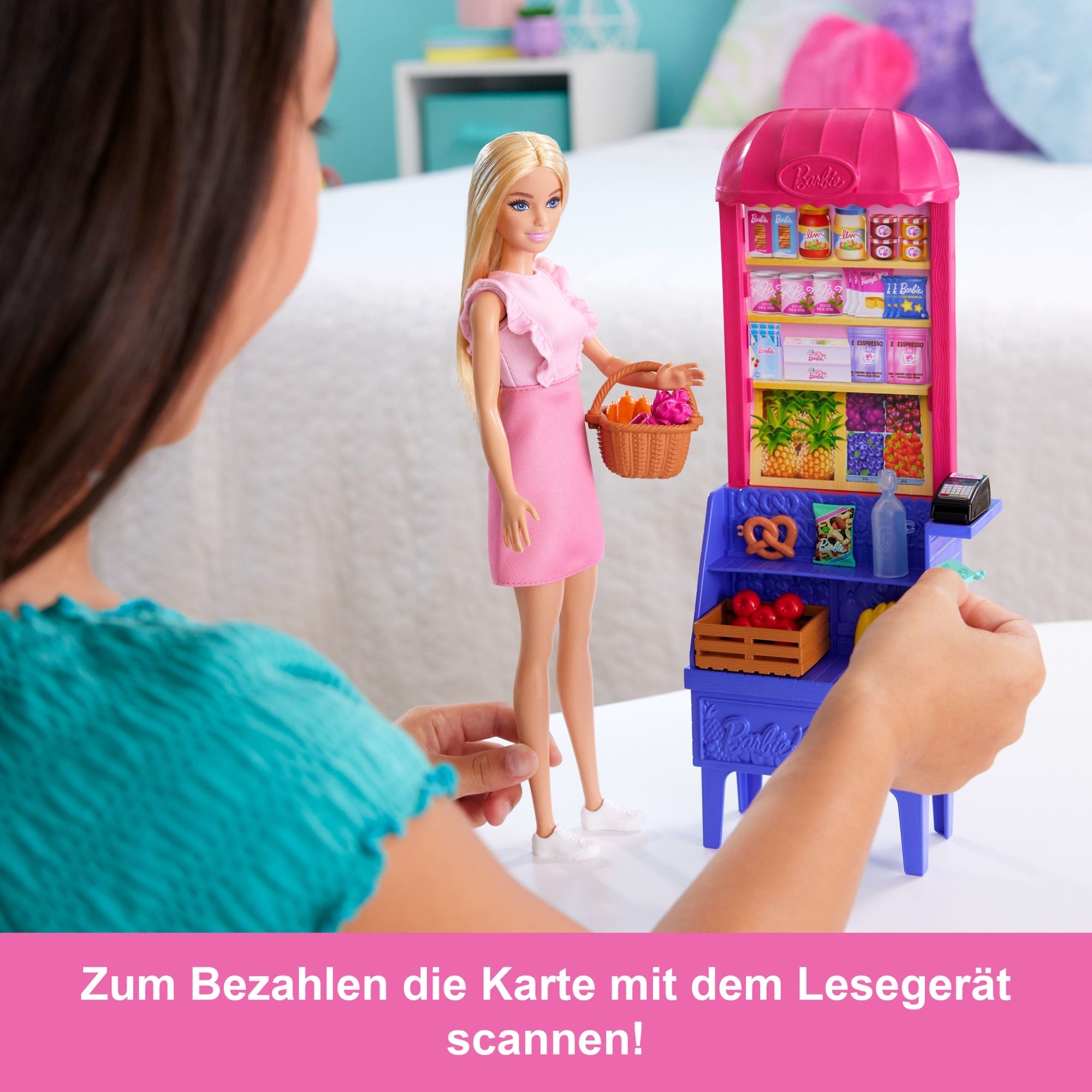 Barbie Und Teresa Rezept Für Freundschaft Malibu Auf Dem Markt Puppen- Und Spielset Mit 11 Zubehörteilen