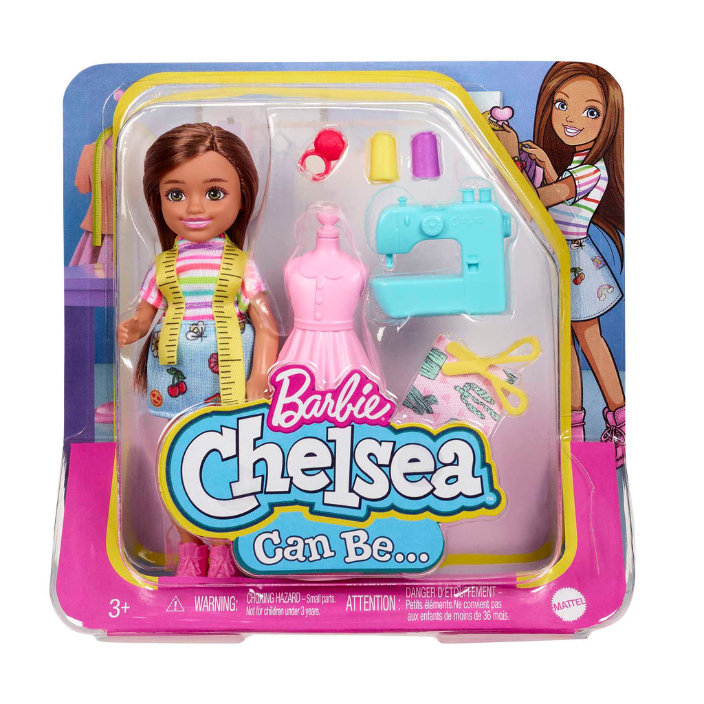 Barbie Toys, Chelsea Doll and Accessories, Can Be Career-Themed Small Dolls