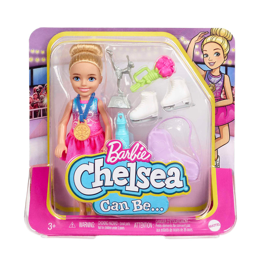 Barbie Toys, Chelsea Doll and Accessories, Can Be Career-Themed Small Dolls