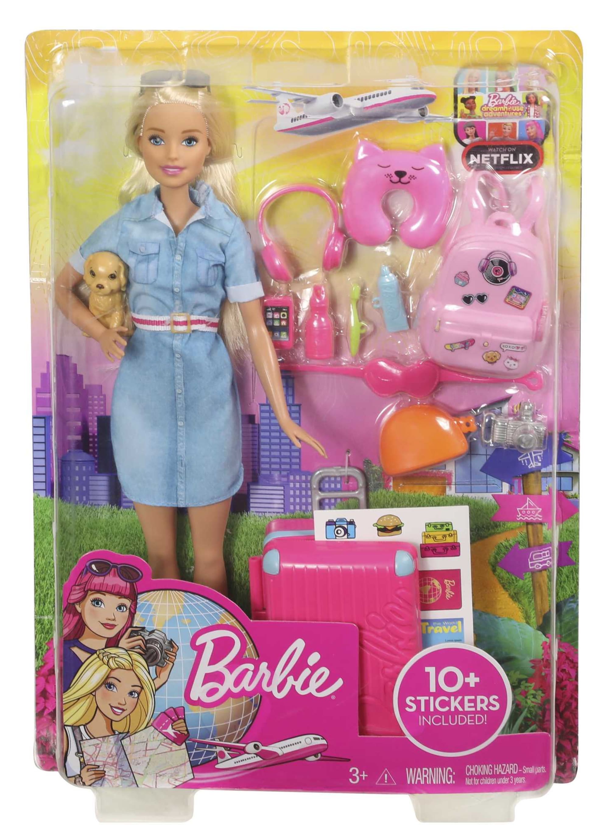 Muñeca y accesorios de Barbie
