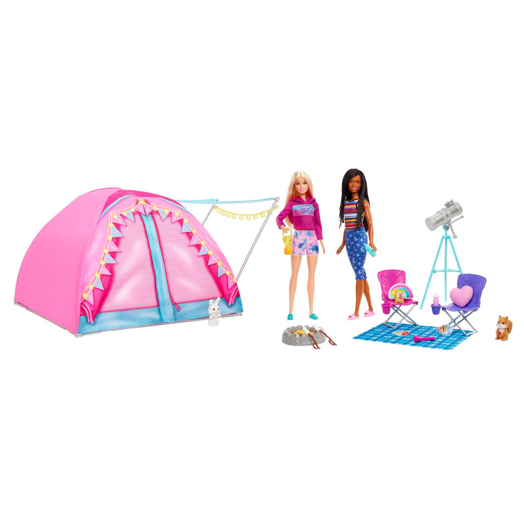 Barbie® Malibu ve Brooklyn Kampta Oyun Seti