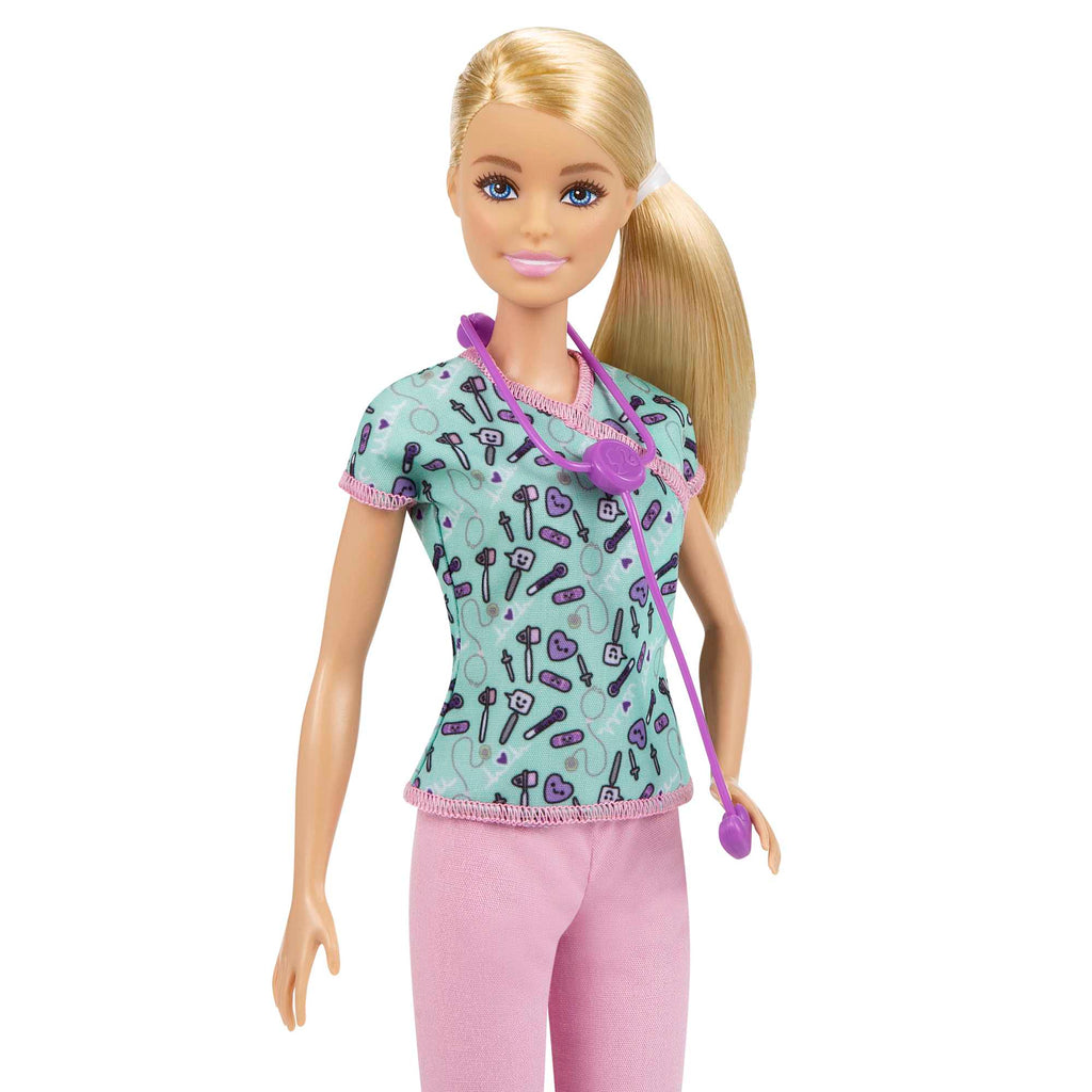 Barbie - Barbie Infirmière - Poupée Mannequin - Dès 3 Ans