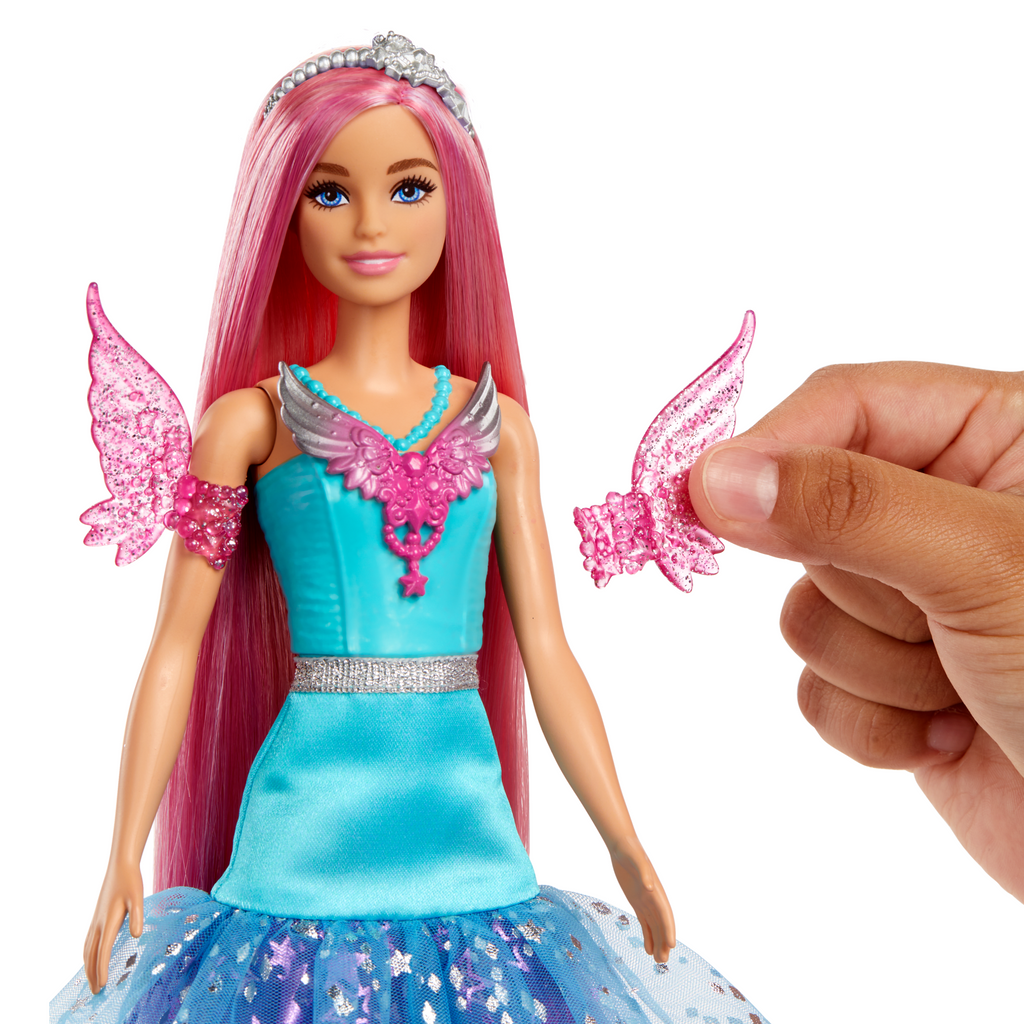 Muñeca Barbie Con DOS Mascotas De Fantasía, Barbie “Malibu” De Barbie A Touch Of Magic