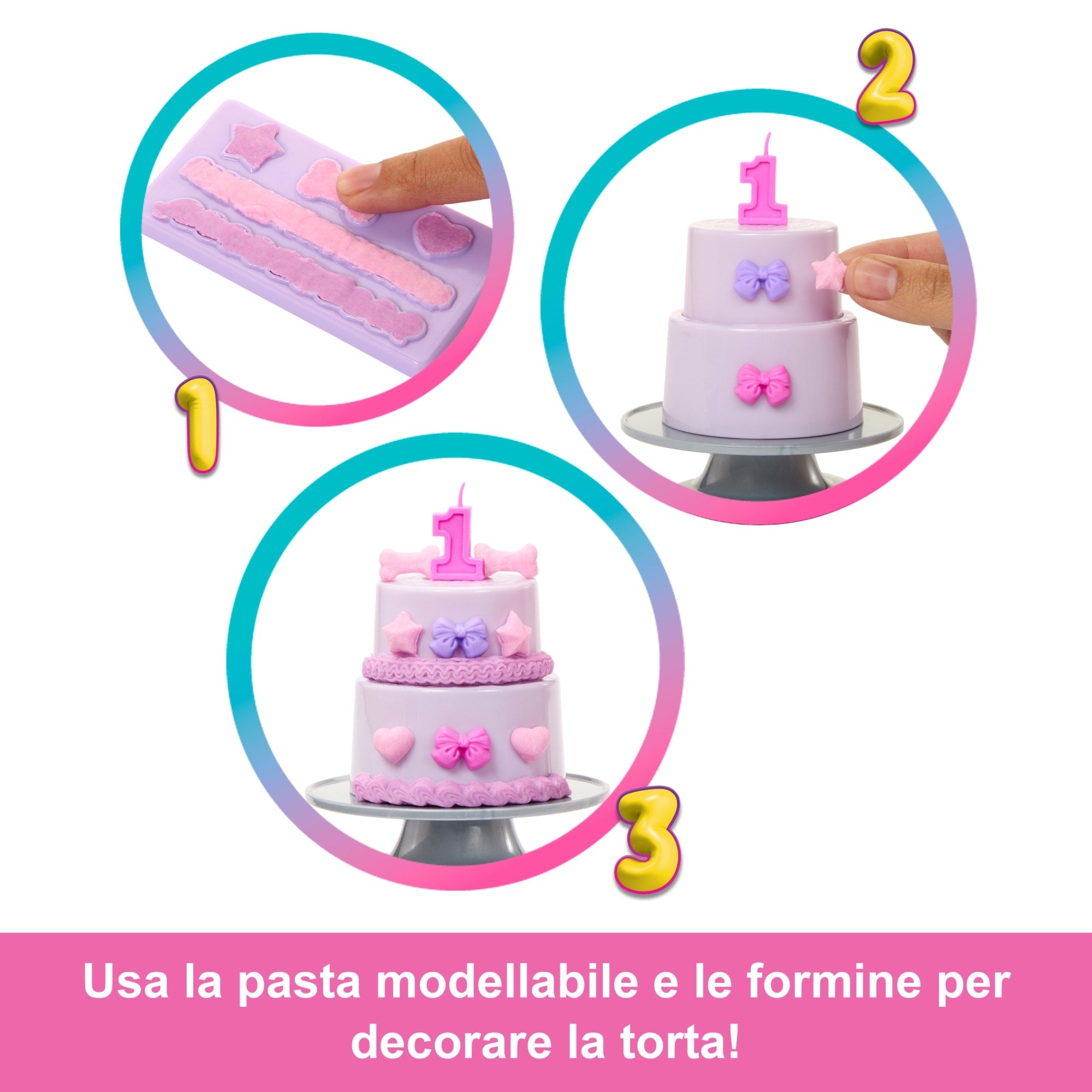 Barbie Party Unboxed, Serie Compleanno Del Cucciolo, Bambola Birthday Bows E Accessori, Con 10 Sorprese