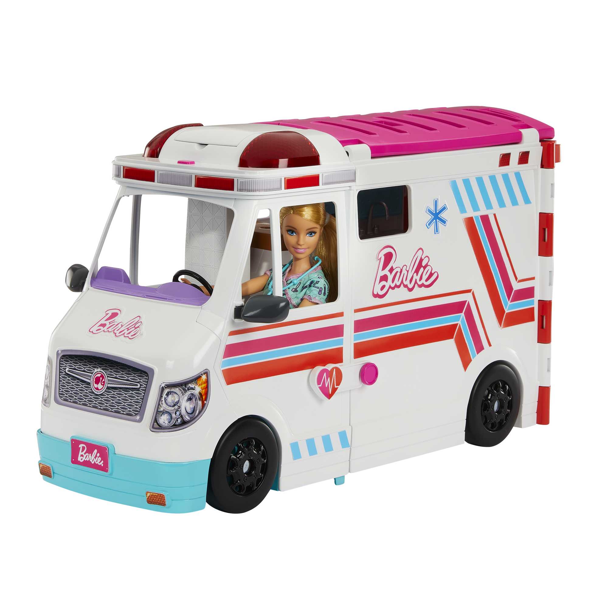 Barbie-Véhicule Médical-Coffret Ambulance Et Clinique Et Accessoires