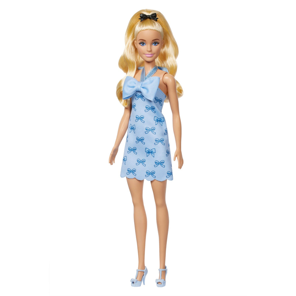 Barbie-Poupée Barbie Fashionistas Robe DOS Nu Bleu Layette-Avec Nœud