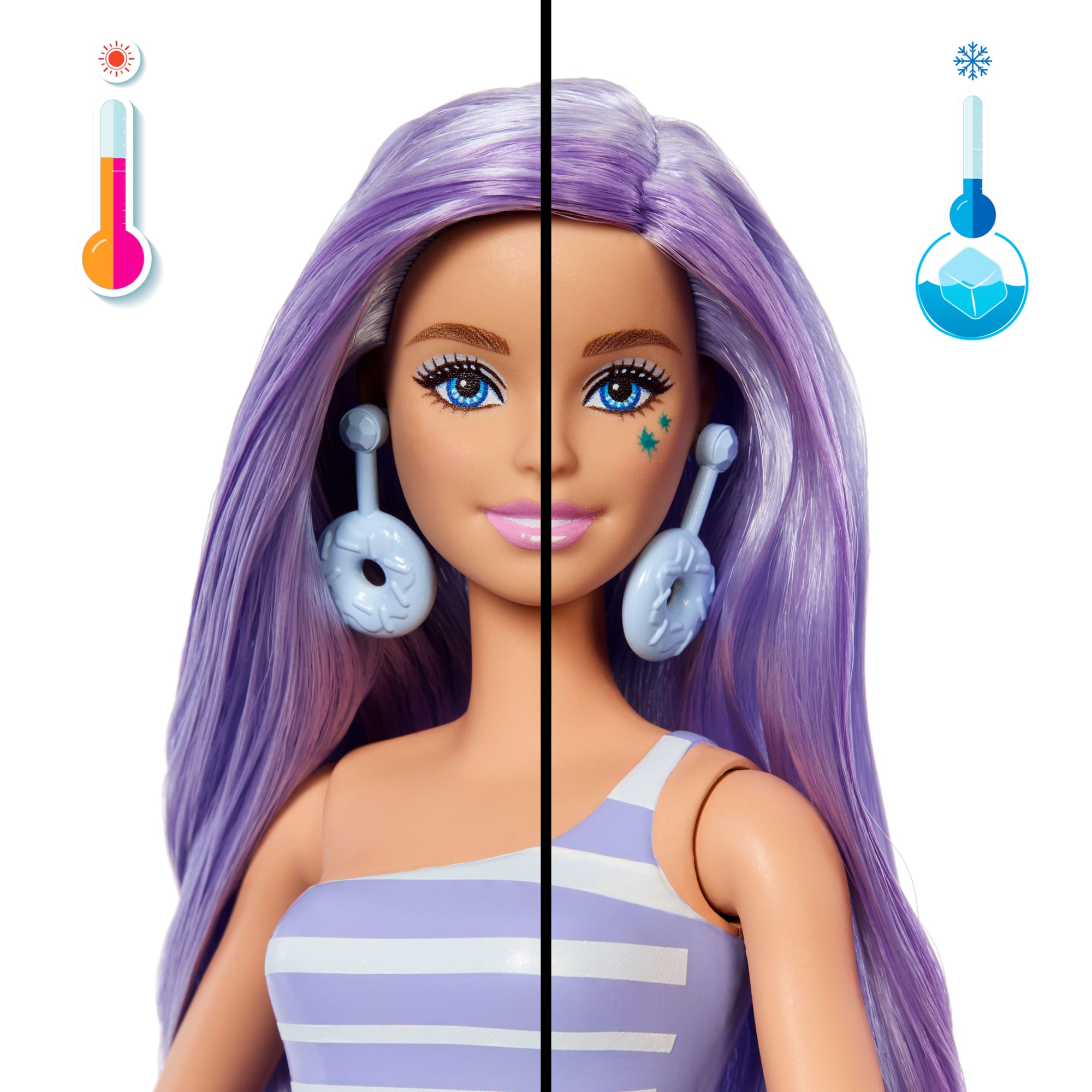 Conjunto De Juego De Muñeca Y Accesorios De La Colección Dulces De Barbie Pop Reveal, Muñeca De Moda Donut Dreams Y Mascota