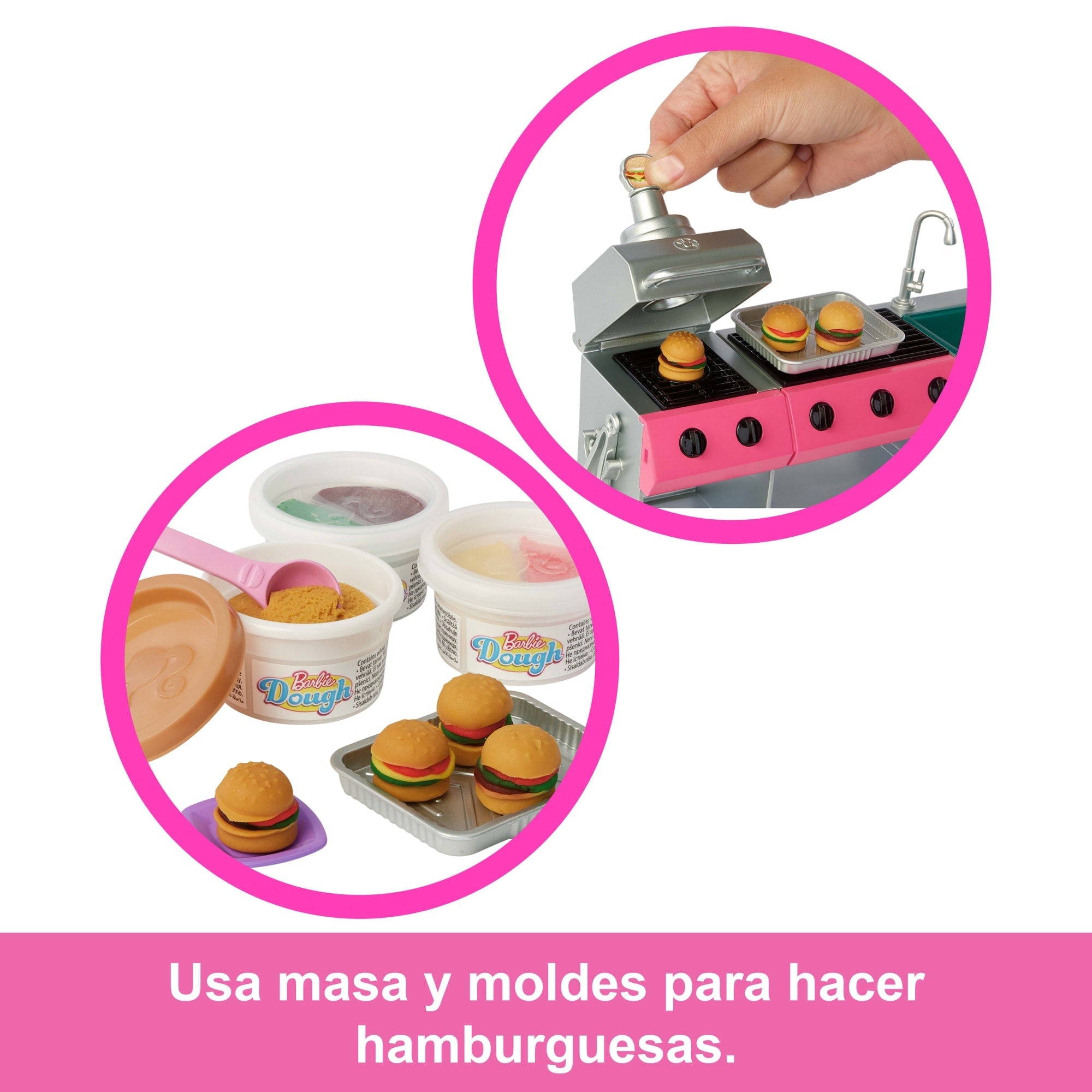 Conjunto De Juego Súper Caravana Dreamcamper De Barbie Con Tienda De Campaña En El Techo, Barbacoa Con Función De Cambio De Color Y Más De 60 Accesorios