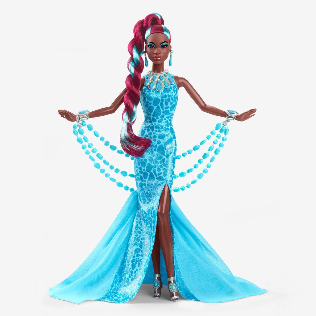 Poupée Barbie Collection Pierres Précieuses Turquoise