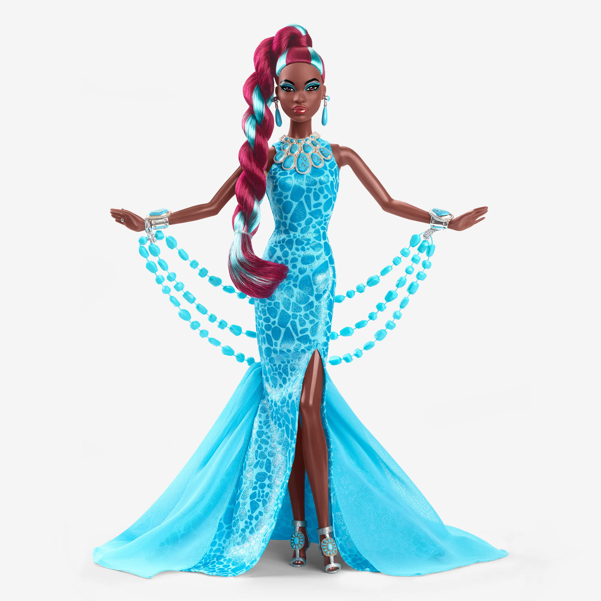 Poupée Barbie Collection Pierres Précieuses Turquoise