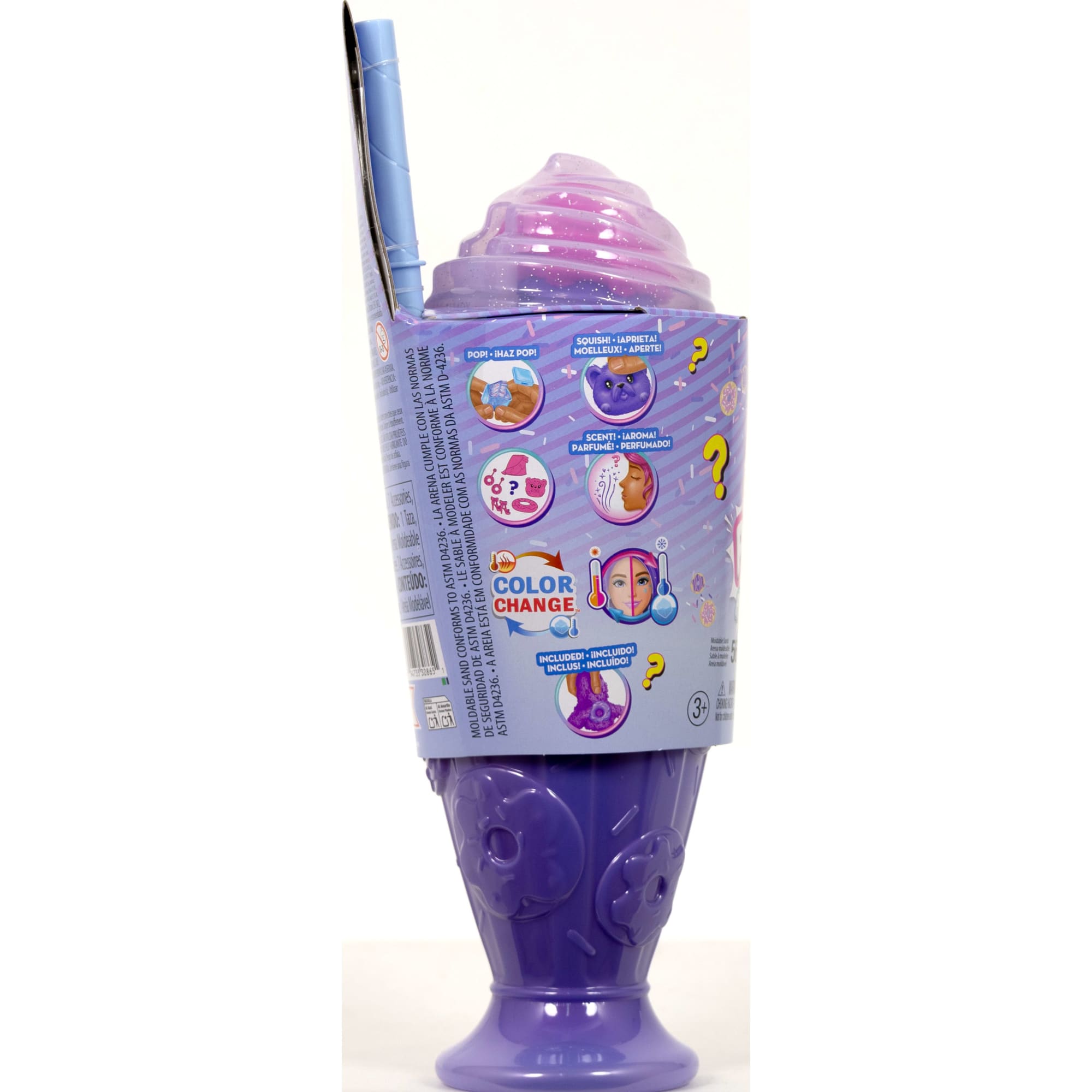 Conjunto De Juego De Muñeca Y Accesorios De La Colección Dulces De Barbie Pop Reveal, Muñeca De Moda Donut Dreams Y Mascota