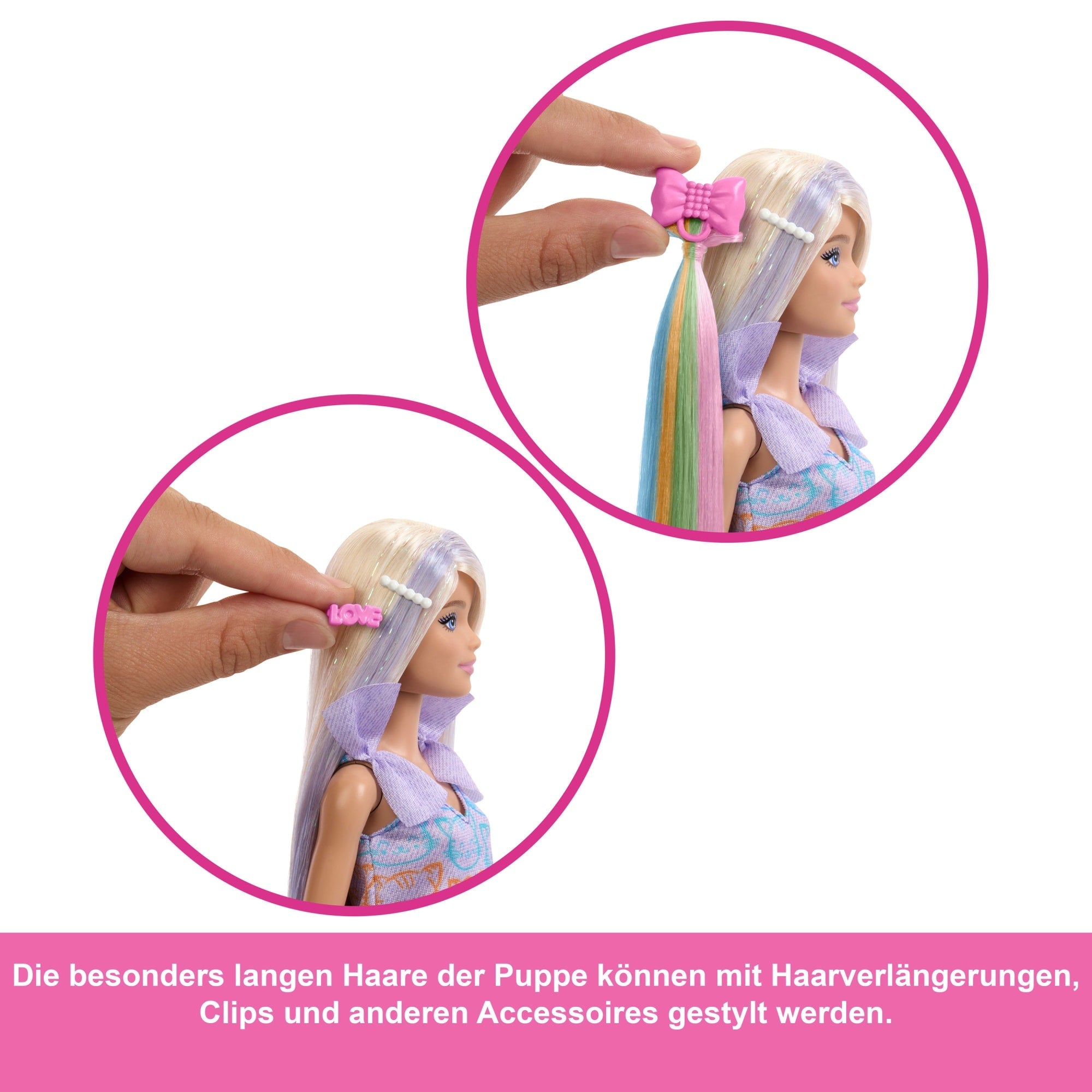 Barbie Fun & Fancy Puppe Mit Accessoires, Modepuppe Mit Extra Langem Blondem Haar Und 2 Looks